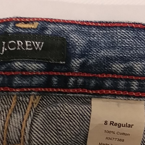 J Crew Women Wide Leg Blue Jeans - Picture 3 of 9